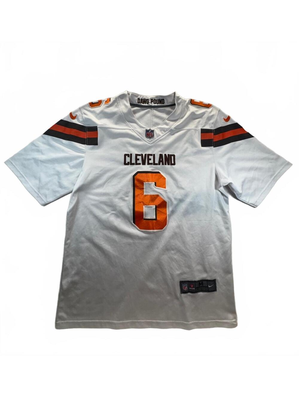 Nike Cleveland Browns Baker Mayfield #6 White NFL Jersey Men’s Medium
